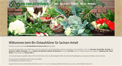 Desktop Screenshot of bio-einkaufsfuehrer.de